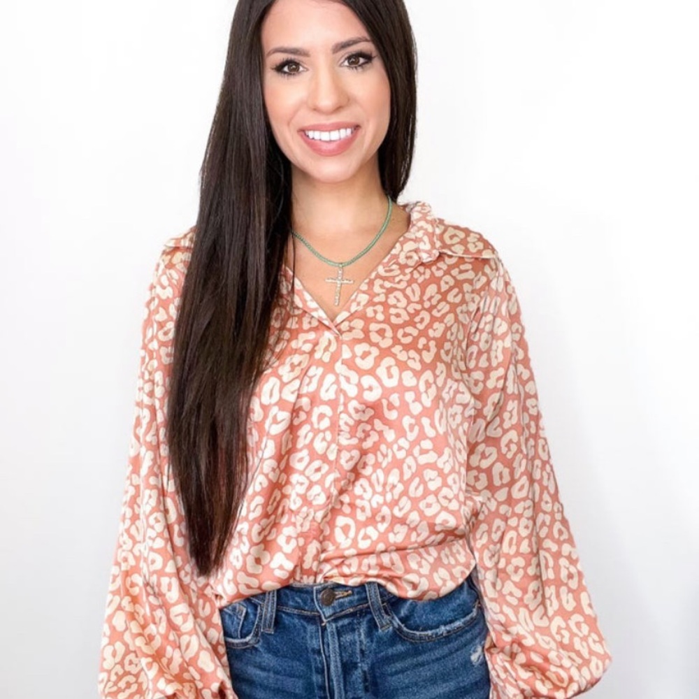 NWOT Blush Blouse size L